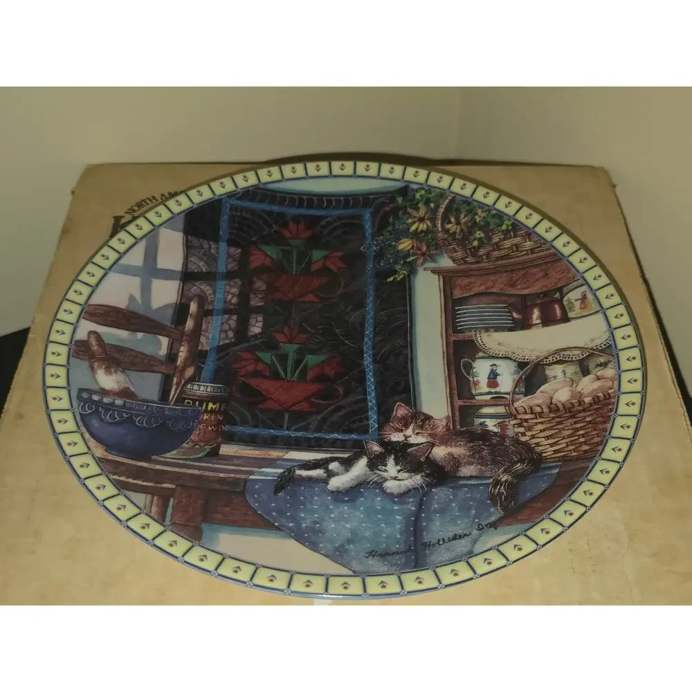 Knowles Cozy Country Corners Lazy‎ Morning Collectible Plate